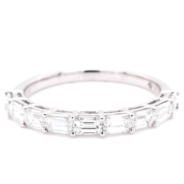 graziella 14KT White Gold 1.00CTW LAB Grown Diamond Wedding Band