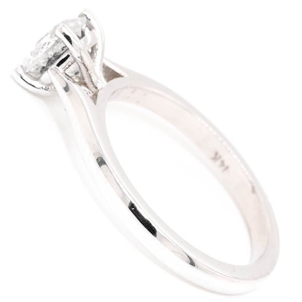 Graziella 14KT White Gold 1.01CTW Round Brilliant Diamond Engagement Ring
