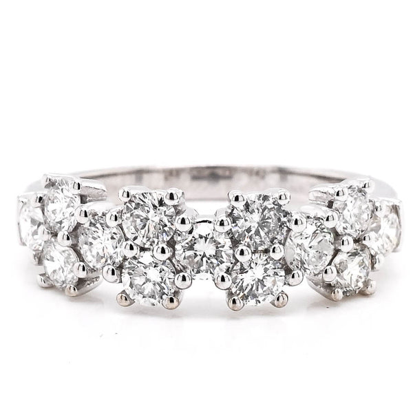 graziella 14KT White Gold 1.17CTW SI G-H Colour Diamond Band