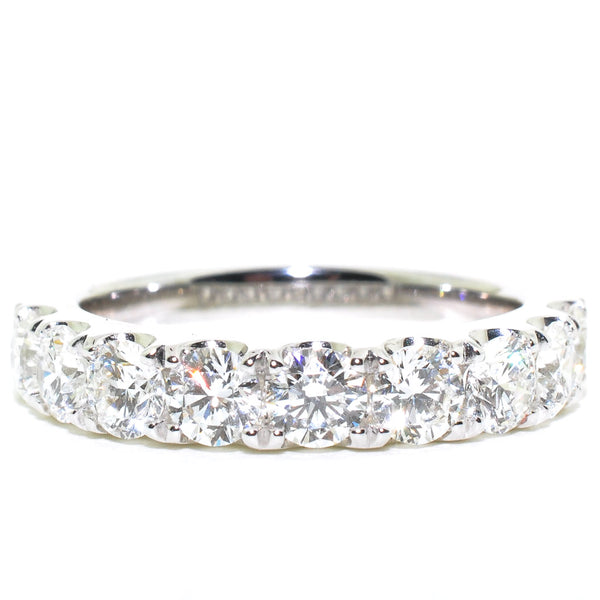 graziella 14KT White Gold 1.50CTW I1 G-H Colour Diamond Wedding Band
