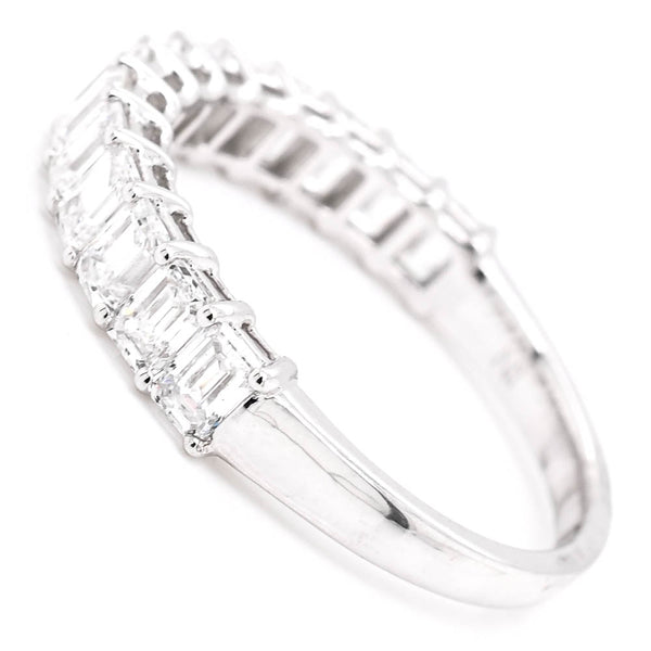 Graziella 14KT White Gold 1.50CTW LAB Grown Diamond Wedding Band