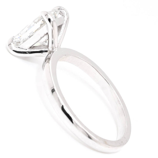 Graziella 14KT White Gold 1.95CT Radiant Cut LAB GROWN Diamond Solitare Engagement Ring