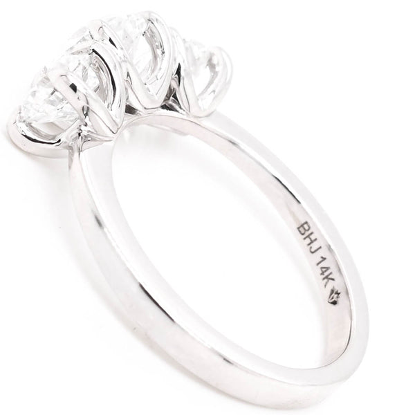 Graziella 14KT White Gold 2.50CTW Round Brilliant LAB Created Diamond Engagement Ring