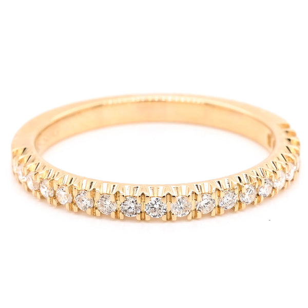 graziella 14KT Yellow Gold 0.26CTW Diamond Wedding Band