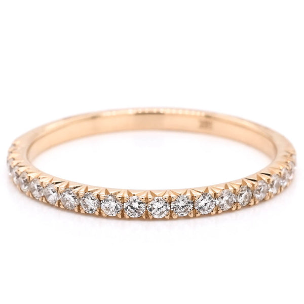 graziella 14KT Yellow Gold 0.27CTW Diamond Wedding Band