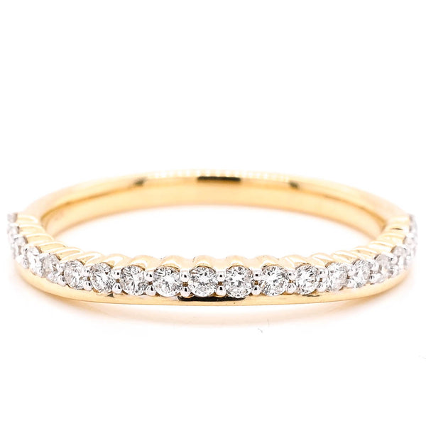 graziella 14KT Yellow Gold 0.28CTW Diamond Wedding Band