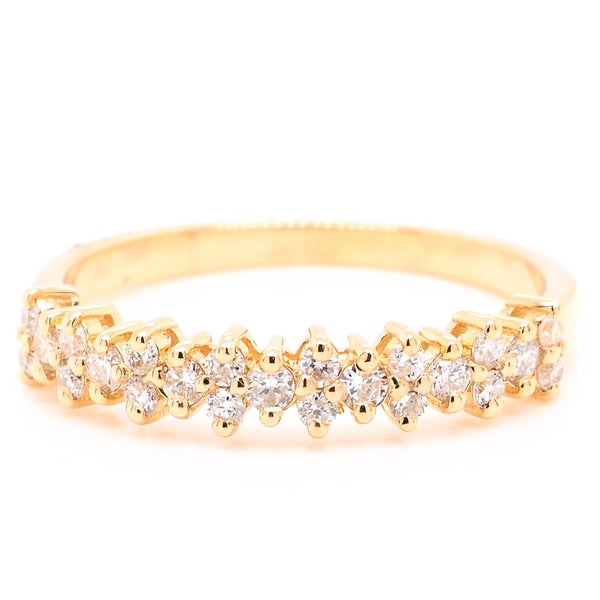 graziella 14KT Yellow Gold 0.30CTW Diamond Wedding Band