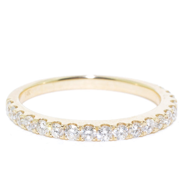 graziella 14KT Yellow Gold 0.33CTW Diamond Wedding Band