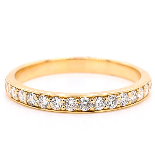 graziella 14KT Yellow Gold 0.33CTW Diamond Wedding Band