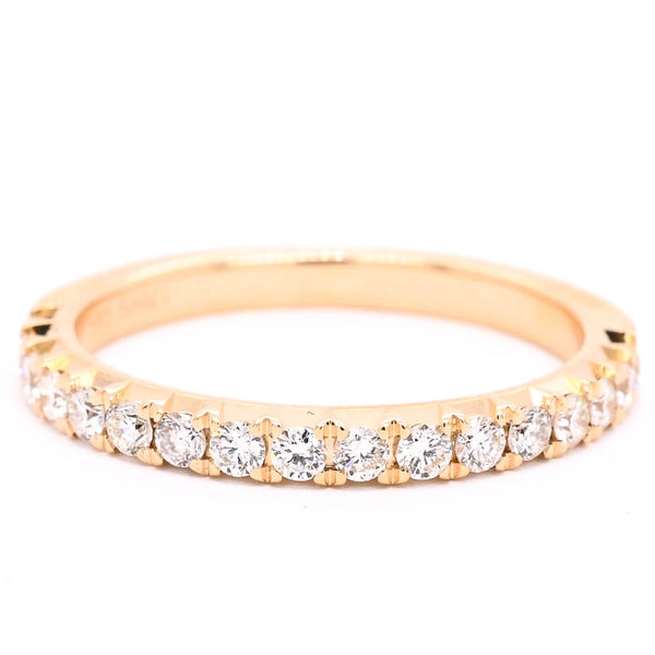 graziella 14KT Yellow Gold 0.39CTW Diamond Wedding Band