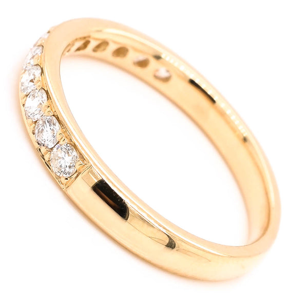 Graziella 14KT Yellow Gold 0.40CTW Diamond Wedding Band