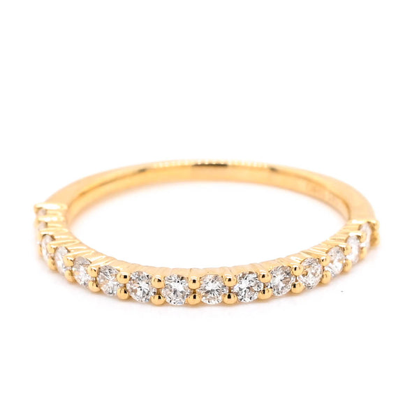 graziella 14KT Yellow Gold 0.40CTW Diamond Wedding Band