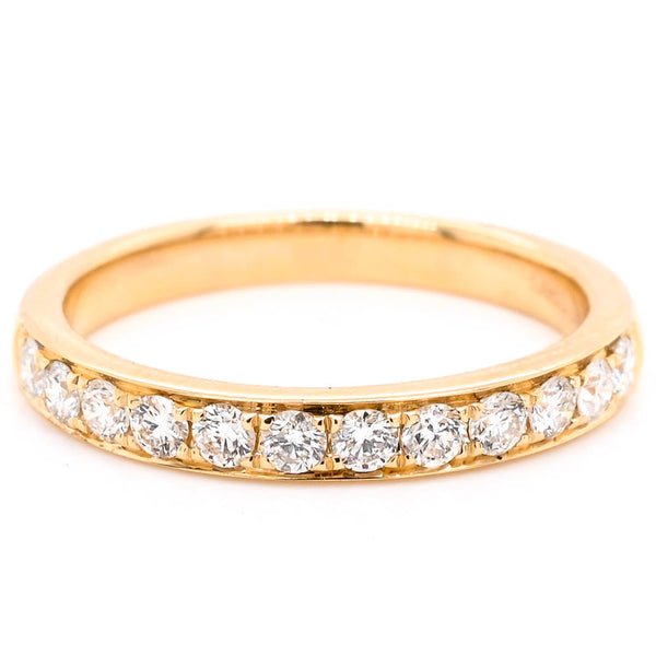 graziella 14KT Yellow Gold 0.41CTW Diamond Wedding Band