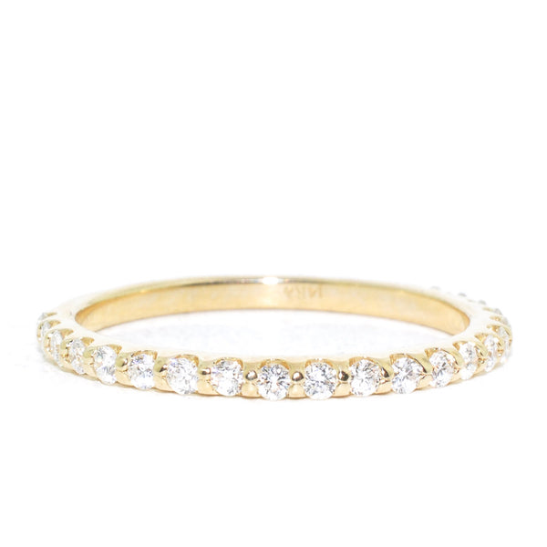 graziella 14KT Yellow Gold 0.42CTW Diamond Wedding Band