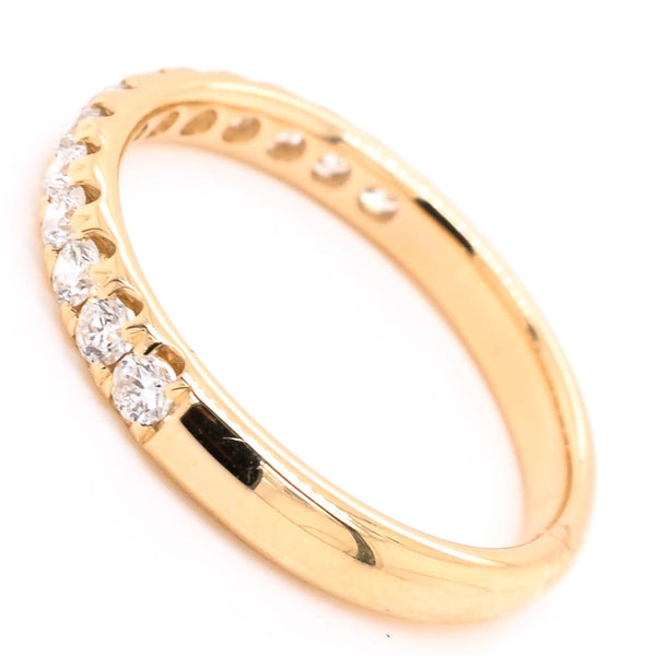 Graziella 14KT Yellow Gold 0.43CTW Diamond Wedding Band