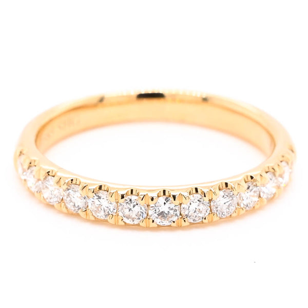 graziella 14KT Yellow Gold 0.45CTW Diamond Wedding Band
