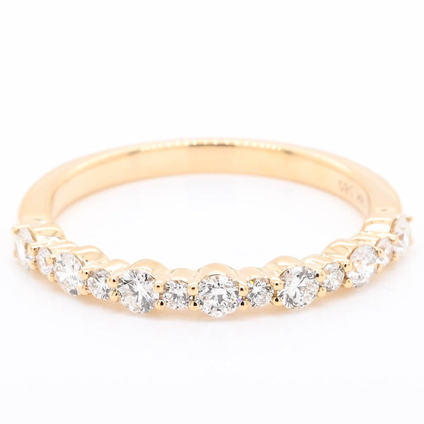 graziella 14KT Yellow Gold 0.45CTW Diamond Wedding Band