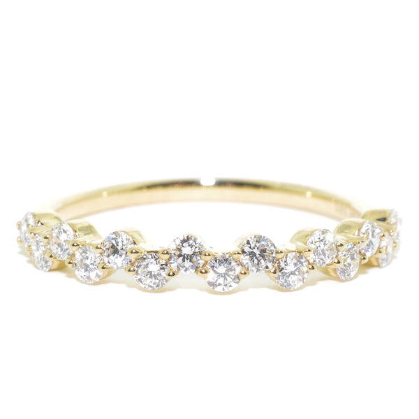 graziella 14KT Yellow Gold 0.45CTW Diamond Wedding Band
