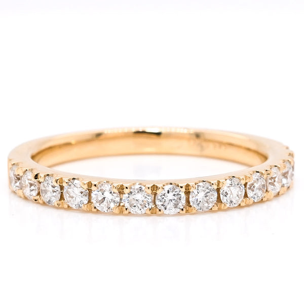 graziella 14KT Yellow Gold 0.55CTW Diamond Wedding Band