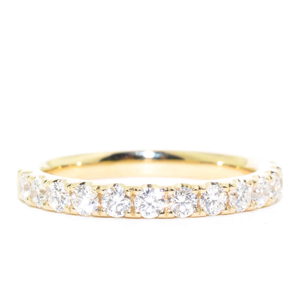 graziella 14KT Yellow Gold 0.60CTW Diamond Wedding Band