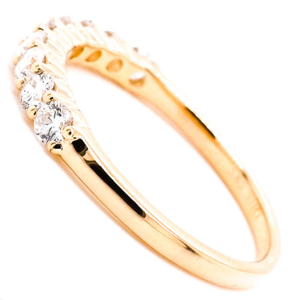 Graziella 14KT Yellow Gold 0.70CTW Diamond Wedding Band