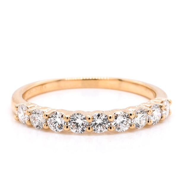graziella 14KT Yellow Gold 0.70CTW Diamond Wedding Band