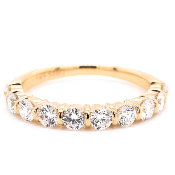 graziella 14KT Yellow Gold 0.71CTW Diamond Wedding Band