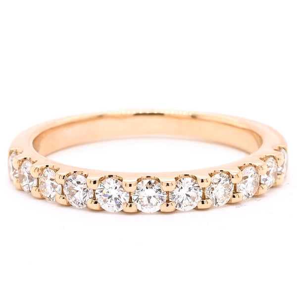 graziella 14KT Yellow Gold 0.72CTW Diamond Wedding Band