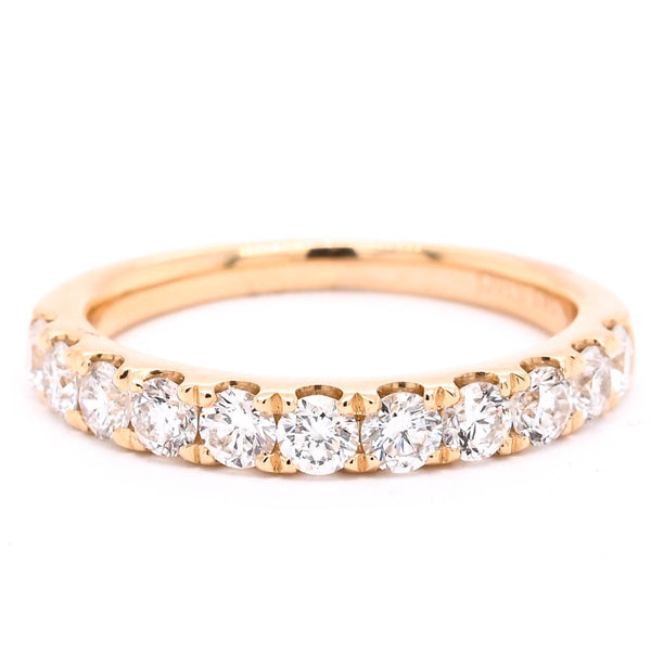 graziella 14KT Yellow Gold 0.89CTW Diamond Wedding Band