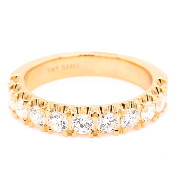 graziella 14KT Yellow Gold 1.00CTW Diamond Wedding Band