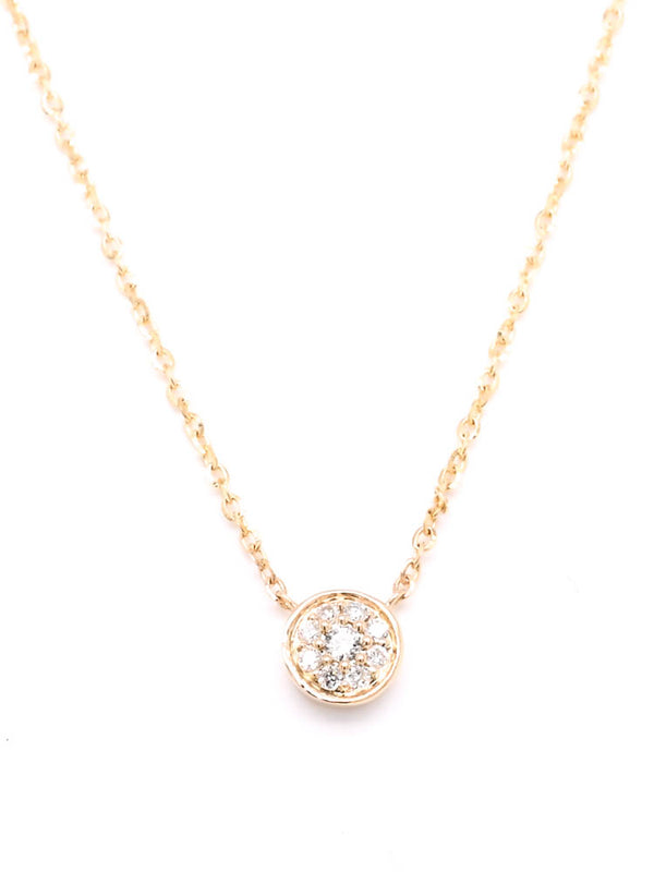 graziella 14KT Yellow Gold 18" 0.06CTW Diamond Necklace