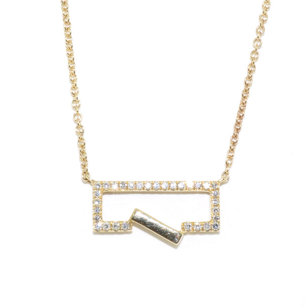 graziella 14KT Yellow gold 18" 0.09CTW Diamond Necklace graziella 14KT Yellow gold 18" 0.09CTW Diamond Necklace