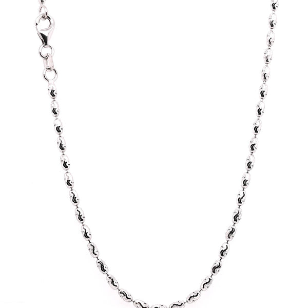 graziella 14KT Yellow Gold 18" 1.9mm Fancy Bead Chain