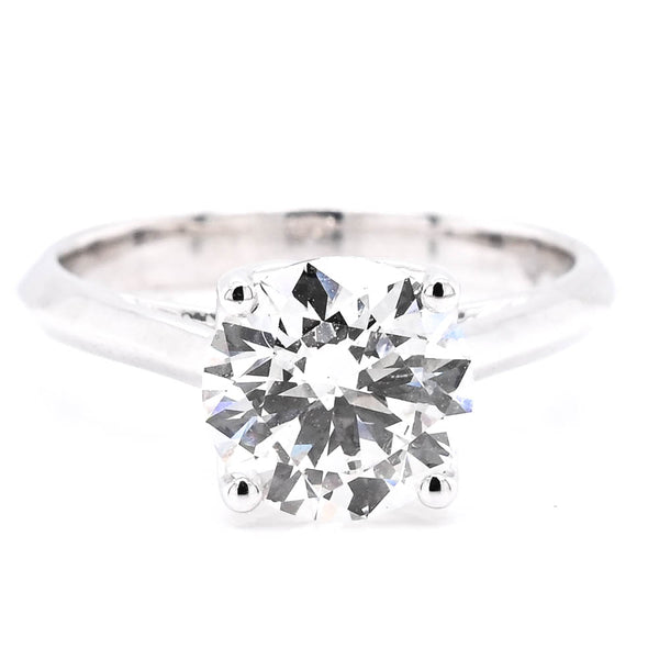 graziella 14KT Yellow Gold 2.00CT Round Brilliant Cut LAB Grown Diamond Solitaire Engagement Ring