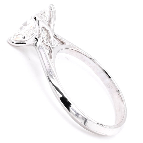 Graziella 14KT Yellow Gold 2.50CT Princess Cut LAB Grown DiamondSolitaire Engagement Ring