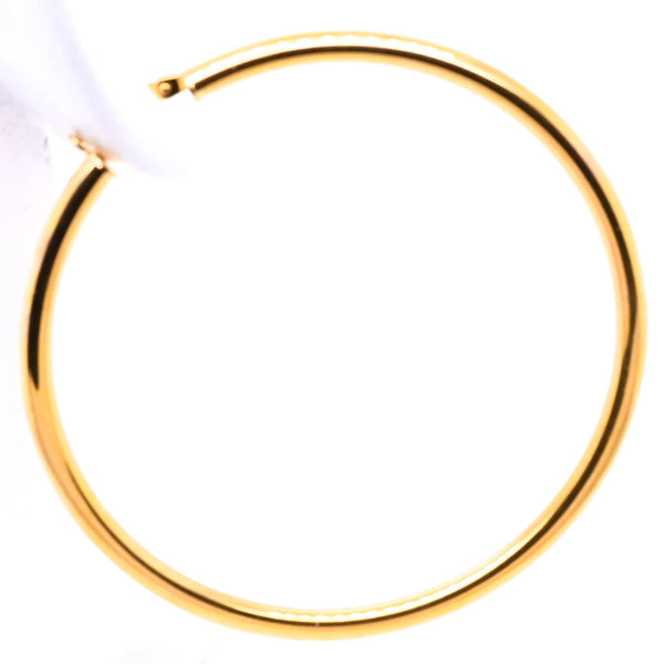 Graziella 14KT Yellow Gold 55mm Large Hoop Earrings