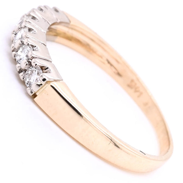 Graziella 14KT Yellow & White Gold 0.25CTW Diamond Ring