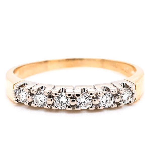 graziella 14KT Yellow & White Gold 0.25CTW Diamond Ring