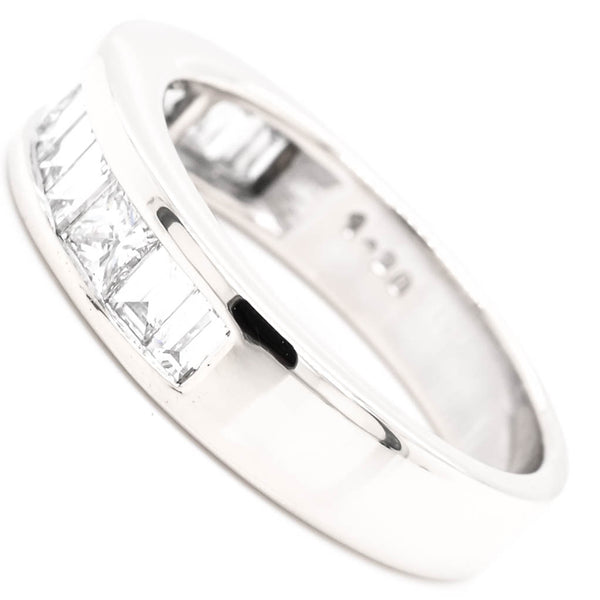 Graziella 18KT White Gold 1.20CTW Diamond Channel Set Wedding Band