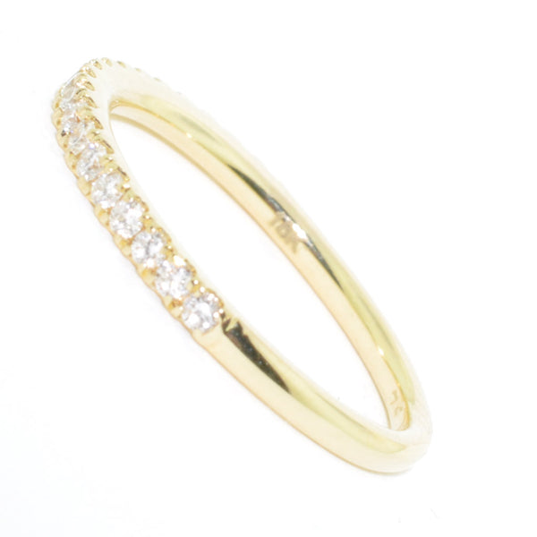 Graziella 18KT Yellow Gold 0.28CTW Diamond Wedding Band