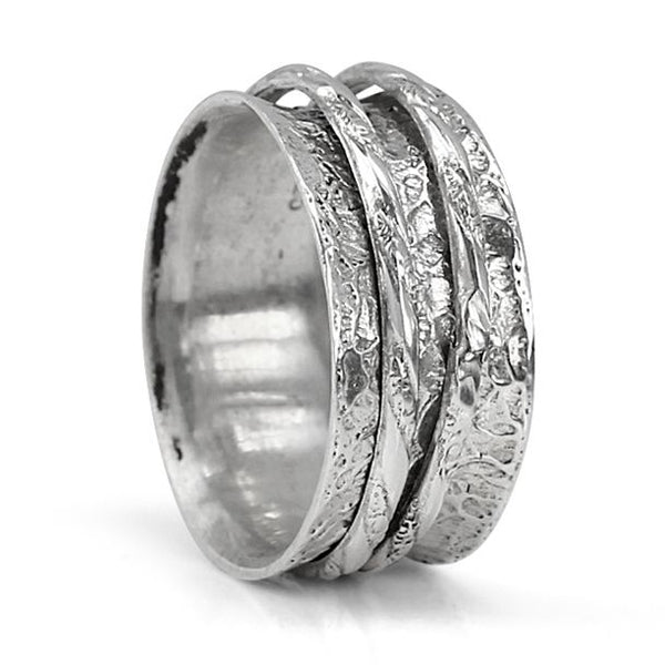 graziella Awaken Mediation Ring. Sterling Silver. Size 7