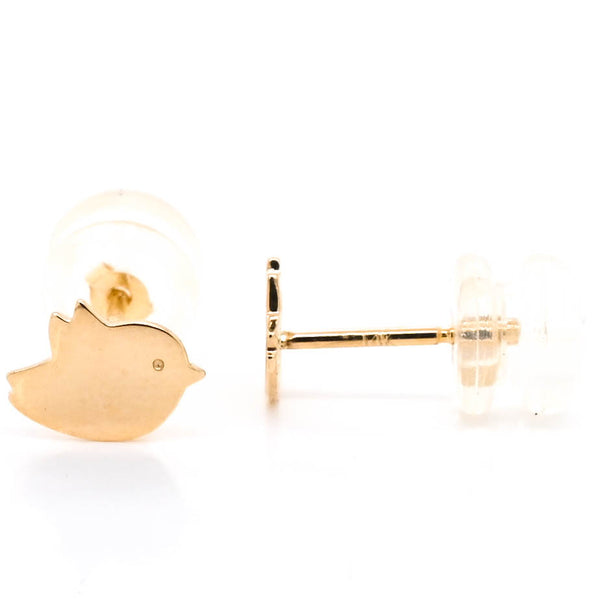 graziella Belle & Jules 14KT Yellow Gold Birdie Stud Earrings