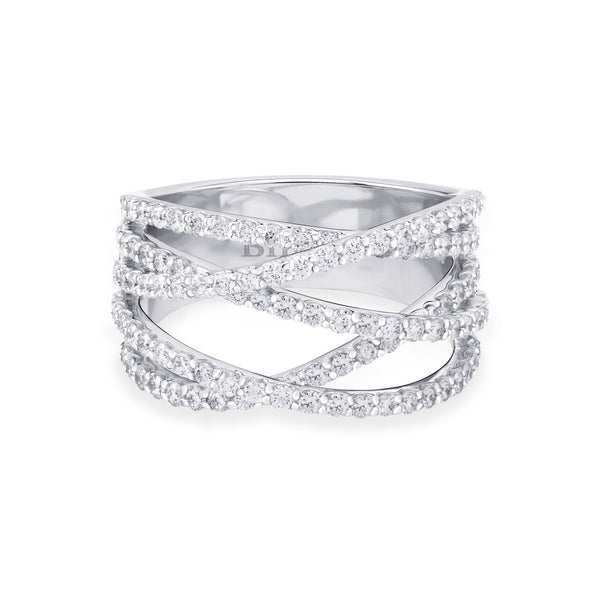 graziella Birks Iconic 18KT White Gold Diamond Rosee Du Matin Diamond ring