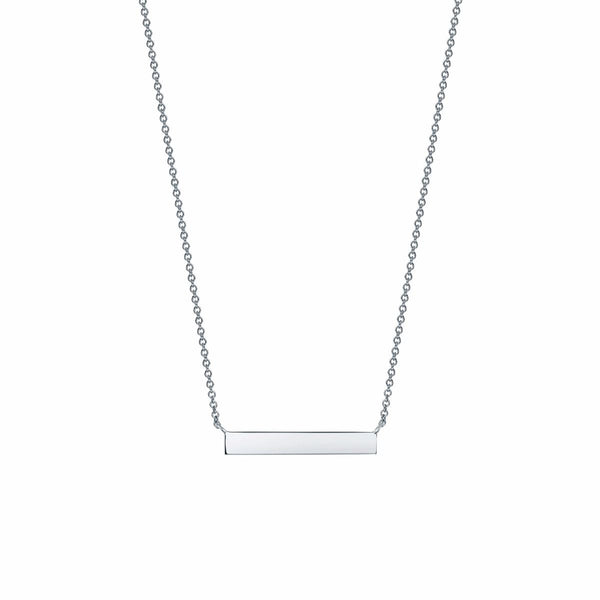 graziella Birks Sterling Silver 18" Horizontal Bar Necklace graziella Birks Sterling Silver 18" Horizontal Bar Necklace