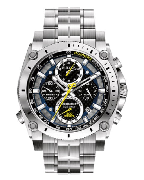 graziella Bulova Icon Precisionist 46MM Chronograph Quartz Watch. 96B175