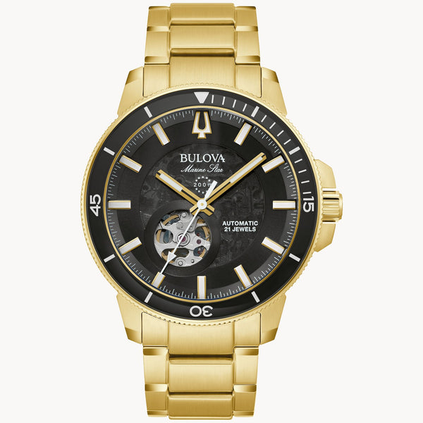 graziella Bulova Marine Star 45mm Automatic Divers Watch. 97A174