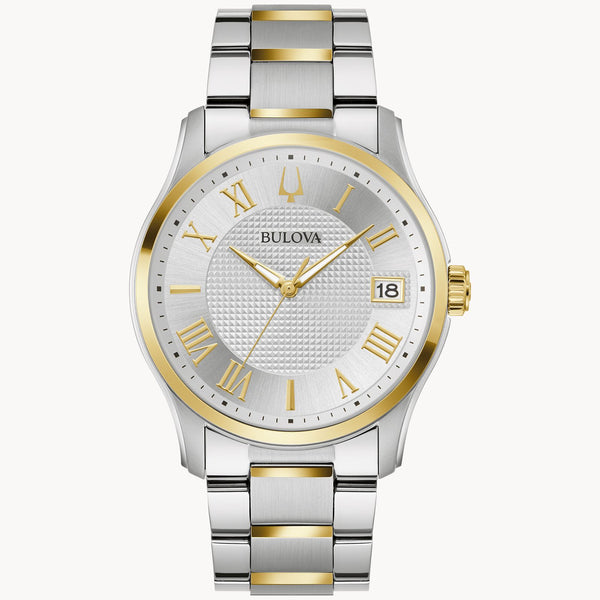 graziella Bulova Wilton Classic 41mm Quartz Watch. 98B391