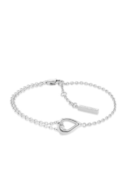graziella Calvin Klein Stainless Steel 7.5" Link Bracelet