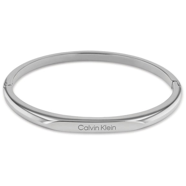 graziella Calvin Klein Stainless Steel Hinged Bangle