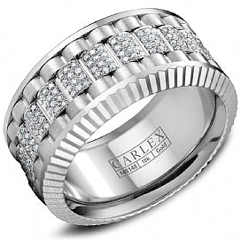 graziella Carlex 14KT White Gold & 0.66CTW SI G-H Diamond Wedding Band